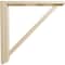 Ekena Millwork 2 1/2"W x 17 3/4"D x 17 1/4"H Traditional Shelf Bracket, Rubberwood BKT02X17X17TRRW - alternate 4